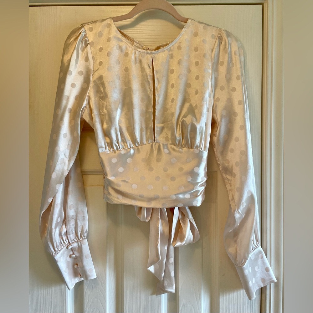 Le Lis Backless Blouse